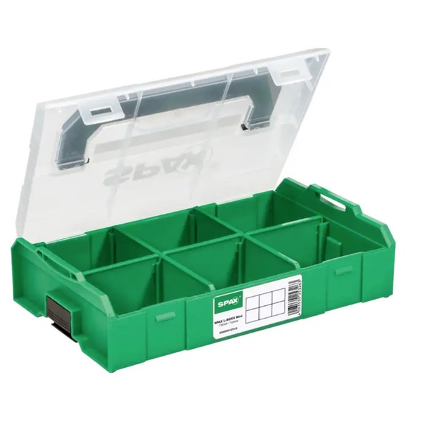 Spax Sortimentskoffer (L X B X H) 275 X 155 X 65 Mm Anzahl FäCher: 6 Inhalt 1-image