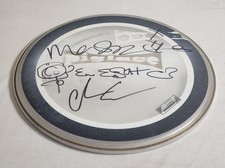Pigface Autographed Aquarian Stage Used Drumhead (Signed By 3)