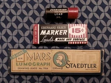 Antique Mars/Staedtler, Eberhard Faber/Ever Sharp Colored Pencil leads