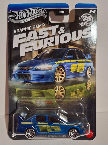 Hot Wheels Fast Furious Graphic Remix Lancer Evolution VII (NP36)-image