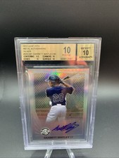 Garrett Whitley 2015 Leaf 25th Anniversary Metal Autograph 10/10 Grade By BGS