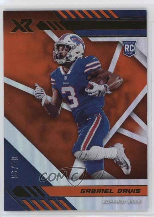 2020 Panini XR Rookie Orange /99 Gabriel Davis #141 Rookie RC