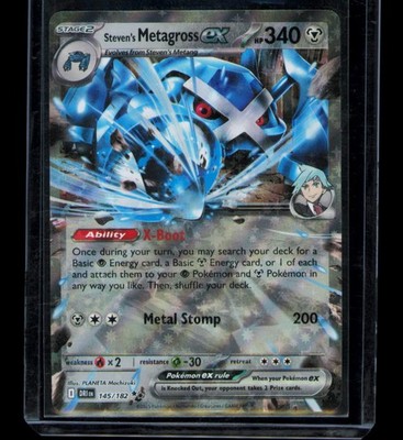 Steven's Metagross ex Holo Double Rare SV10: Destined Rivals 145/182 NM