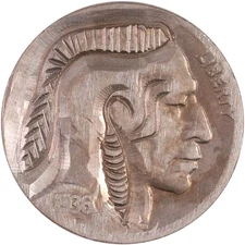 1936 Mohawk Design Buffalo "Hobo" Nickel