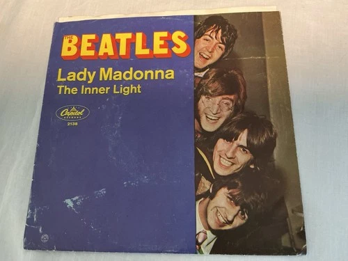The Beatles Lady Madonna: The Inner LIGHT/45RPM/1968/CAPITOL  2138 NM Insert