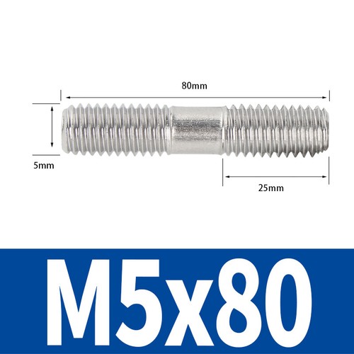 Stainless Steel Exhaust Manifold Studs - Stud Metric M2 M3 M4 M5 M6 M8 M10 - M16 - Picture 61 of 202