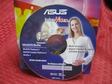 ASUS interVideo Platinum 5 creator 2 WinRip 2 WinDVD Suite CD multimedia Trio xp