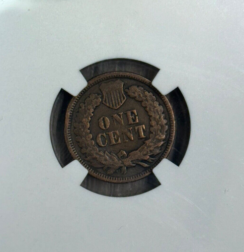 1870 Indian Head Cent, NGC VF 20, Bronze Cent, Semi-Key Date - Picture 4 of 5
