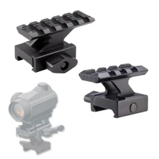 1 Inch 3 Slot / 5 Slot Slanted 1" Riser Scope Mount for 20mm Base Picatinny Rail