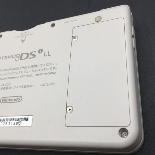 【Very Good】Nintendo DSi XL LL Natural White Console ONLY Japanese Edition #Den 0 - Picture 22 of 24