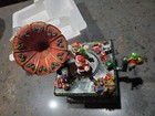 Vintage Christmas Gramophone Music Box Santa Mrs Claus Plays Jingle Bell Rock — photo 3