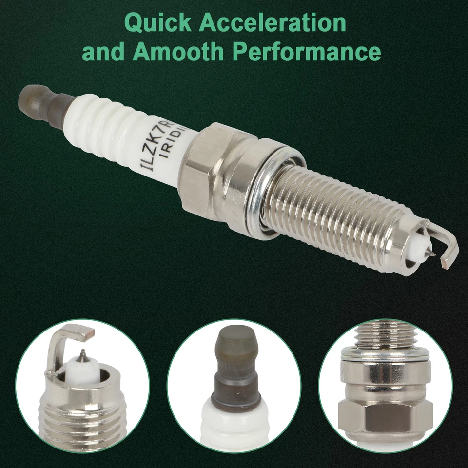6x bujías de iridio y platino para Acura MDX 2017-2020 3,0 L V6 Foto 2 de 4