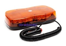 LAP Mini LED Amber Lightbar Beacon Magnetic Base Cig Plug - LAP1220R65/MAG
