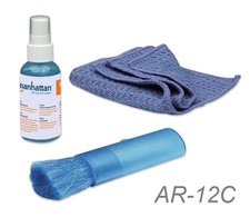 LCD Cleaning Kit with Alcohol Free Spray, Brush and Microfiber Brush, AR-12C