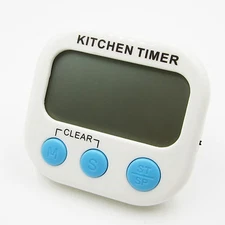 Large LCD Digital Timer Loud Alarm Magnetic Kitchen Cooking Count-Down Up Hot