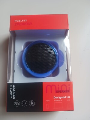Blue Portable Super Bass Speaker Mini Bluetooth Wireless Speaker ...