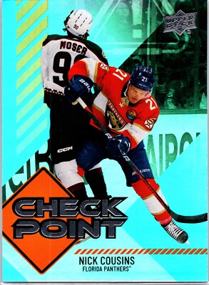 2024-25 Upper Deck Series 1 Nick Cousins Check Point #CP-4 Panthers