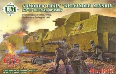 1/72 Uni Model Armored train Alexander Nevskiy No2 of the 25th Division
