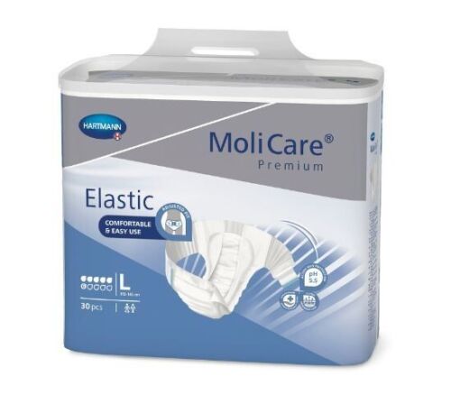 Molicare Disposable Adult Diaper incontinenc Pants 6D L Waist 115-145cm pk of 30 - Picture 1 of 3