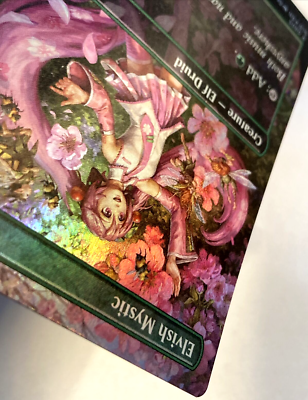 MTG Elvish Mystic RAINBOW FOIL Secret Lair x Hatsune Miku 0805 NM
