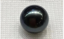 HUGE 11-12mm natural south sea genuine black round loose pearl undrilled 12