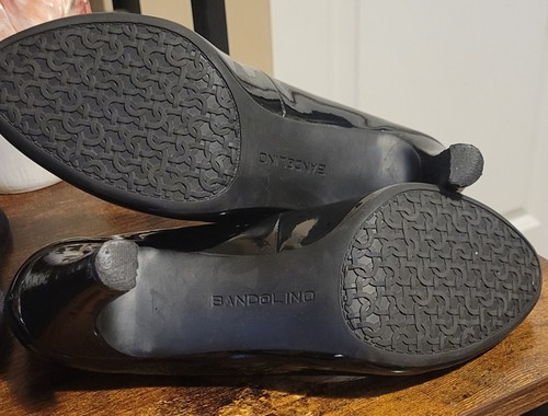 Bandolino Shoes Shiny Black Pump Heels Size 7M - Picture 5 of 6
