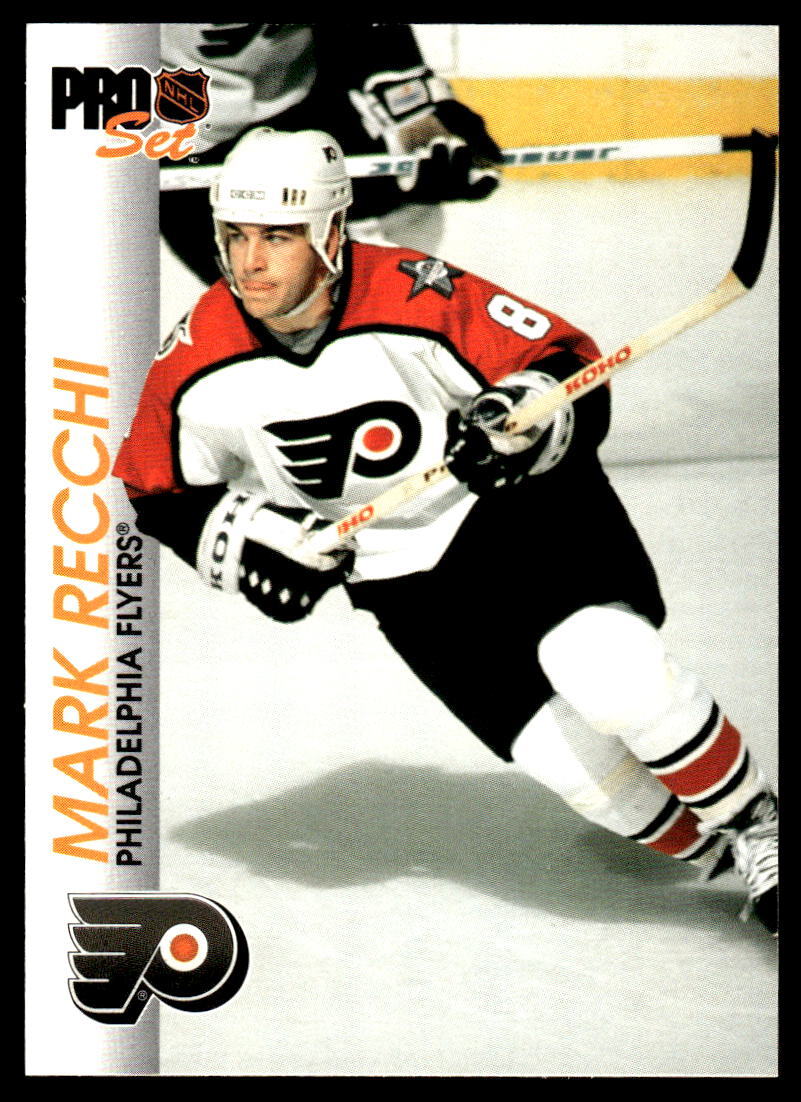 1992-93 Pro Set #131 Mark Recchi Philadelphia Flyers HOF