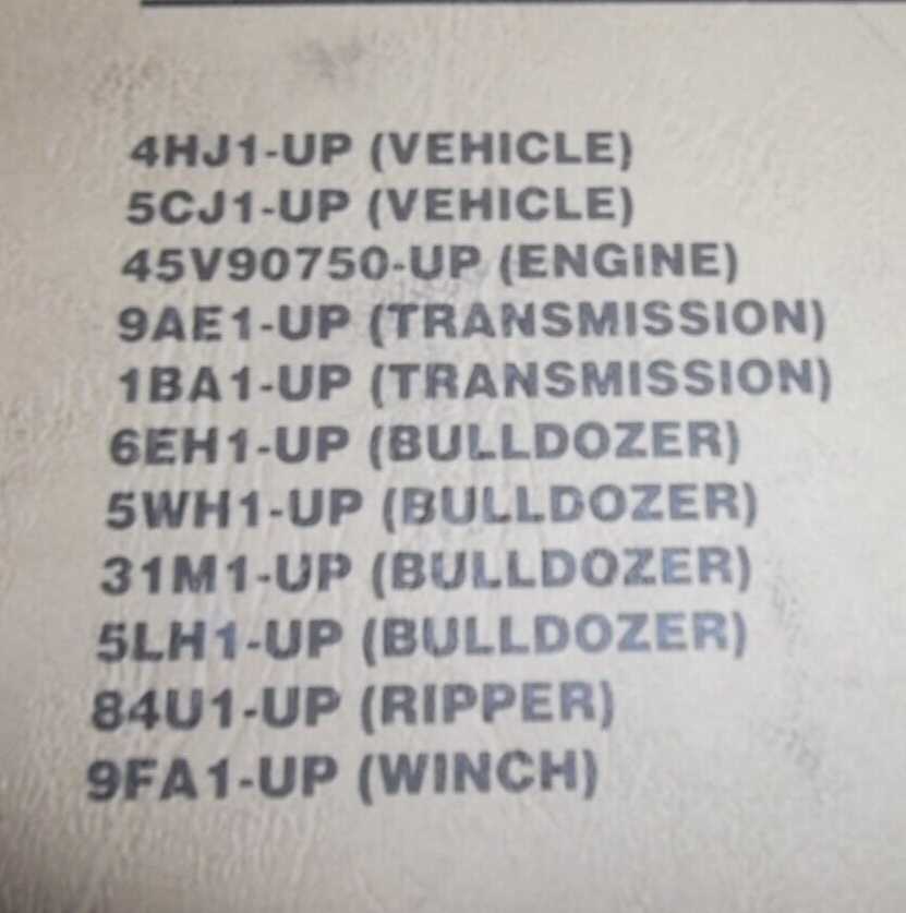ILLDOZER GAS BOOK 06 イルドーザ Amazon.com: Caterpillar D6 D6C Crawler Tractor Dozer Service