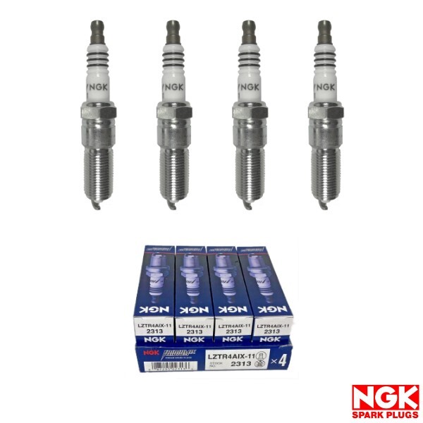 New Set of 4 NGK Iridium IX Spark Plug LZTR4AIX-11 for Chrysler/ Dodge/ Jeep
