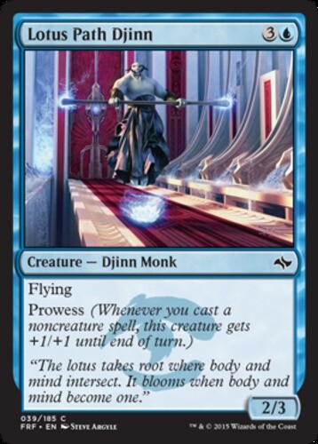 Fate Reforged - Lotus Path Djinn - Foil - Picture 1 of 1