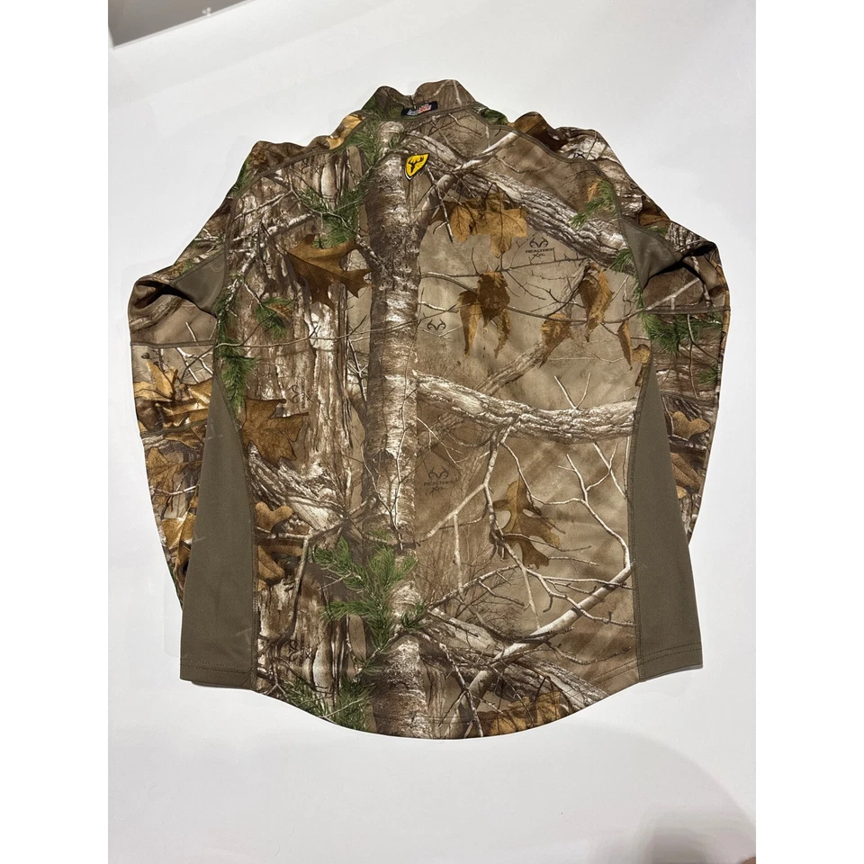 ScentBlocker Hunting Pullover Quarter Zip Camo Scent Control Long Sleeve M - Image 4 of 4