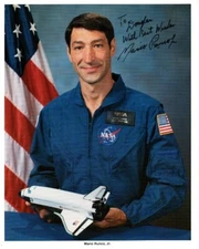 MARIO RUNCO, JR. Signed 8x10 NASA ASTRONAUT Litho Photograph - To Douglas