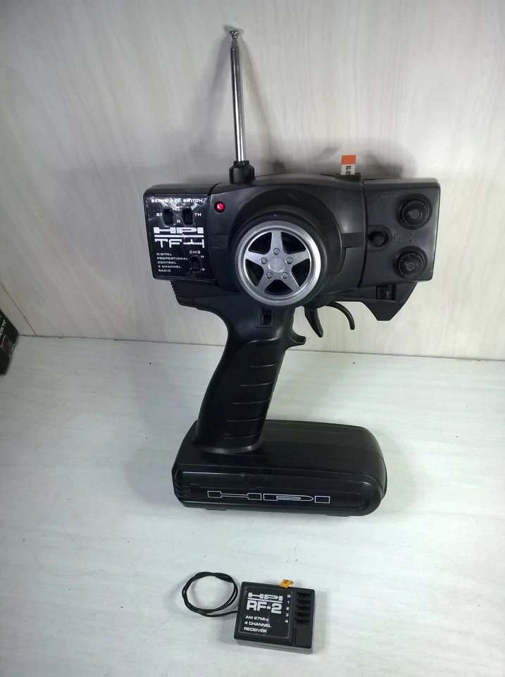 HPI TF4 Controller Transmitter handset RC 27Mhz 3 channel MTA4 Savage Tmaxx revo - Image 3 of 4