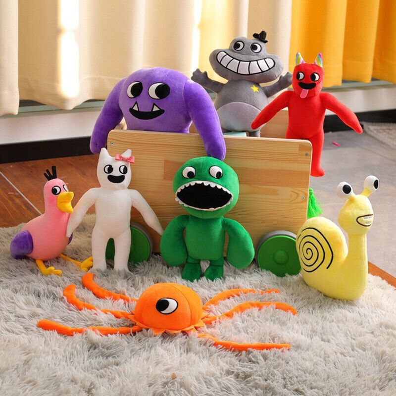 80cm Rainbow Friends Garten Of Banban Plush Nabnab Doll Game Can be Opened  Long Hand Monster Fear Stuffed Animal Halloween Gifts