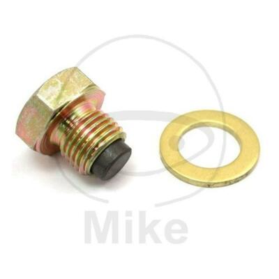 TAPPO DI SCARICO OLIO MAGNETICO JMP M14X1.25 12MM TITANIO NERO