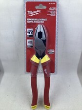 Milwaukee 48-22-2209 9-IN. 1000V Maximum Leverage Insulated Lineman's Pliers (R)