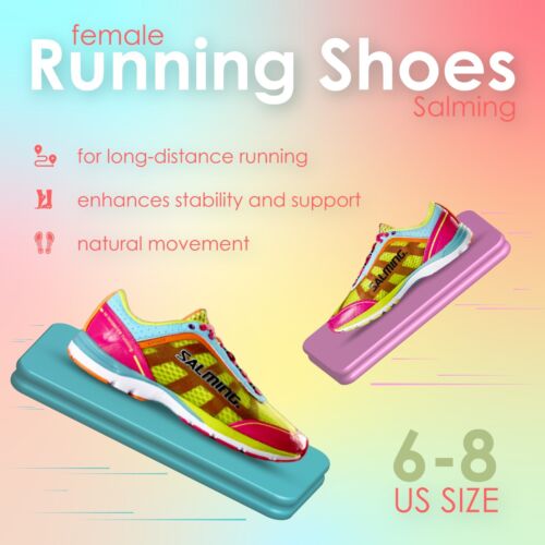 SALMING Running Shoes Distance for Women (Pink Glo) - Picture 1 of 7
