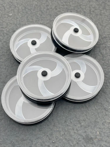 5pcs (FIVE) brand new SWISS MADE dial holder storage container - Price for 5pcs!