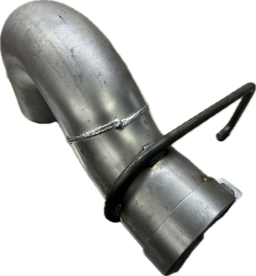 2010-2015 Ford F650 F750 Exhaust Tail Pipe w/ Clamp, Metal Hanger