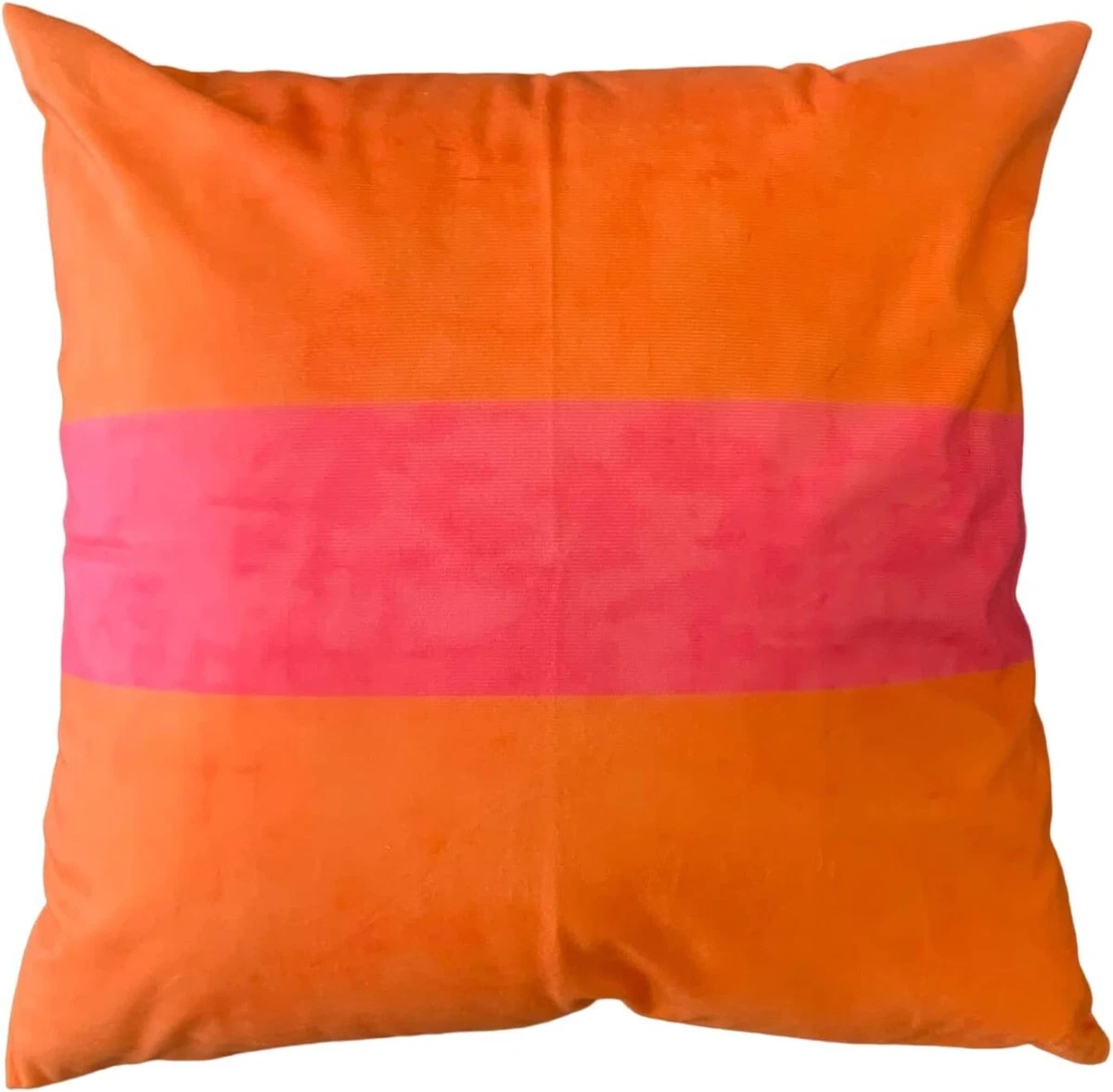 Bright orange store throw pillows