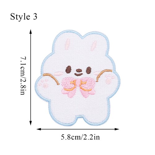 1 pc Assorted Styles Embroidered Iron on Patches DIY Sew Applique Repair Patch - Picture 12 of 21