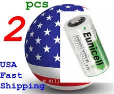 2 pcs CR123A 123A DL123A CR17345 TA Bulk 3V Super Lithium Battery