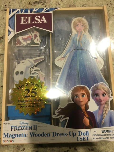 elsa magnetic doll