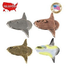 Creative Pewter Designs Mola Mola Ocean Sunfish Lapel Pin or Magnet, S085