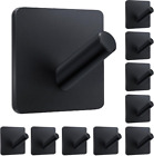 Heavy Duty Adhesive Hooks, Bath Towel Hooks 10 Pack, Adhesive Wall Hooks for Bat