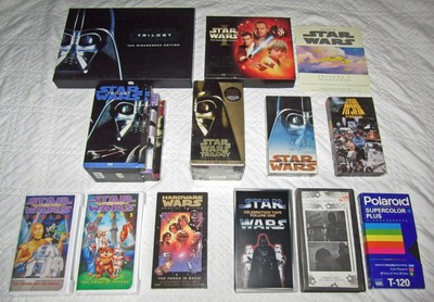 star wars vhs collection