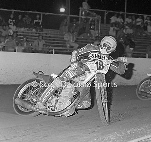 1988 STEVE LUCERO 8 X 10 SPEEDWAY MOTORCYCLE PHOTO