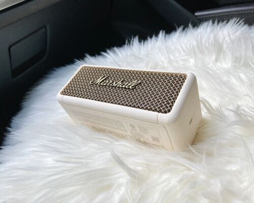 Marshall Emberton II altoparlante wireless Bluetooth portatile - bianco crema - Foto 6 di 8