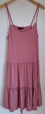 YOURS Curve Mini Dress Size 20 Pink Panel Strappy Summer Dress BNWT
