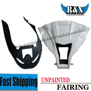Unpainted-Front-Upper-Cowl-Nose-Fairing-Set-For-Kawasaki-Ninja-ZX10R-2011-2013